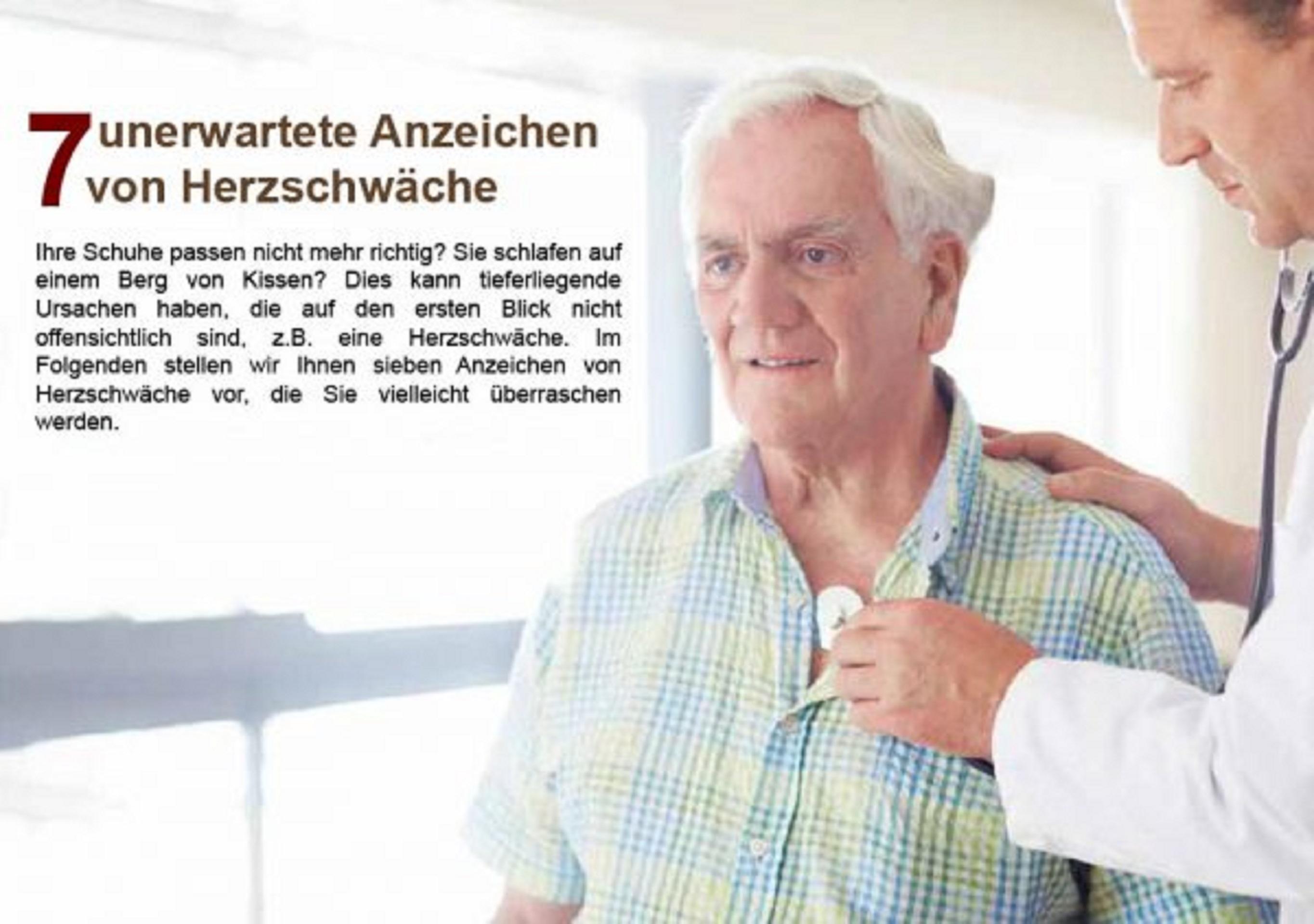 7 unerwartete Anzeichen von Herzschwäche