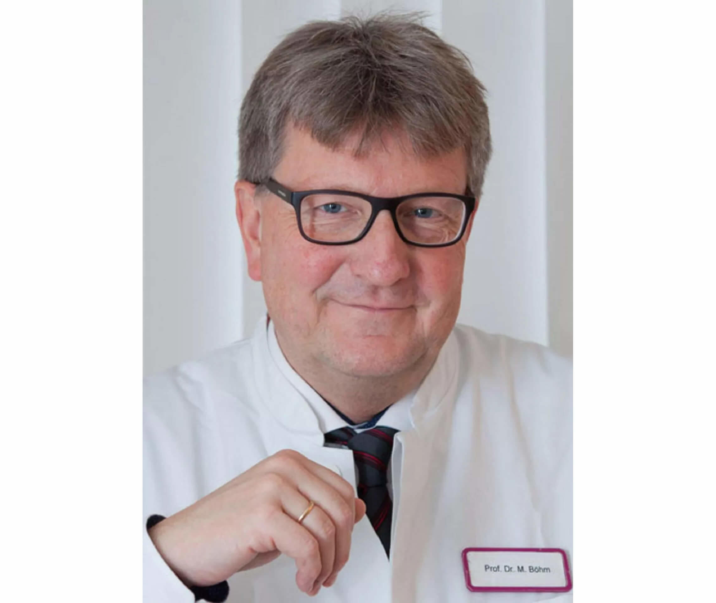 Professor Michael Böhm, Direktor der Klinik für Innere Medizin III am Universitätsklinikum des Saarlandes