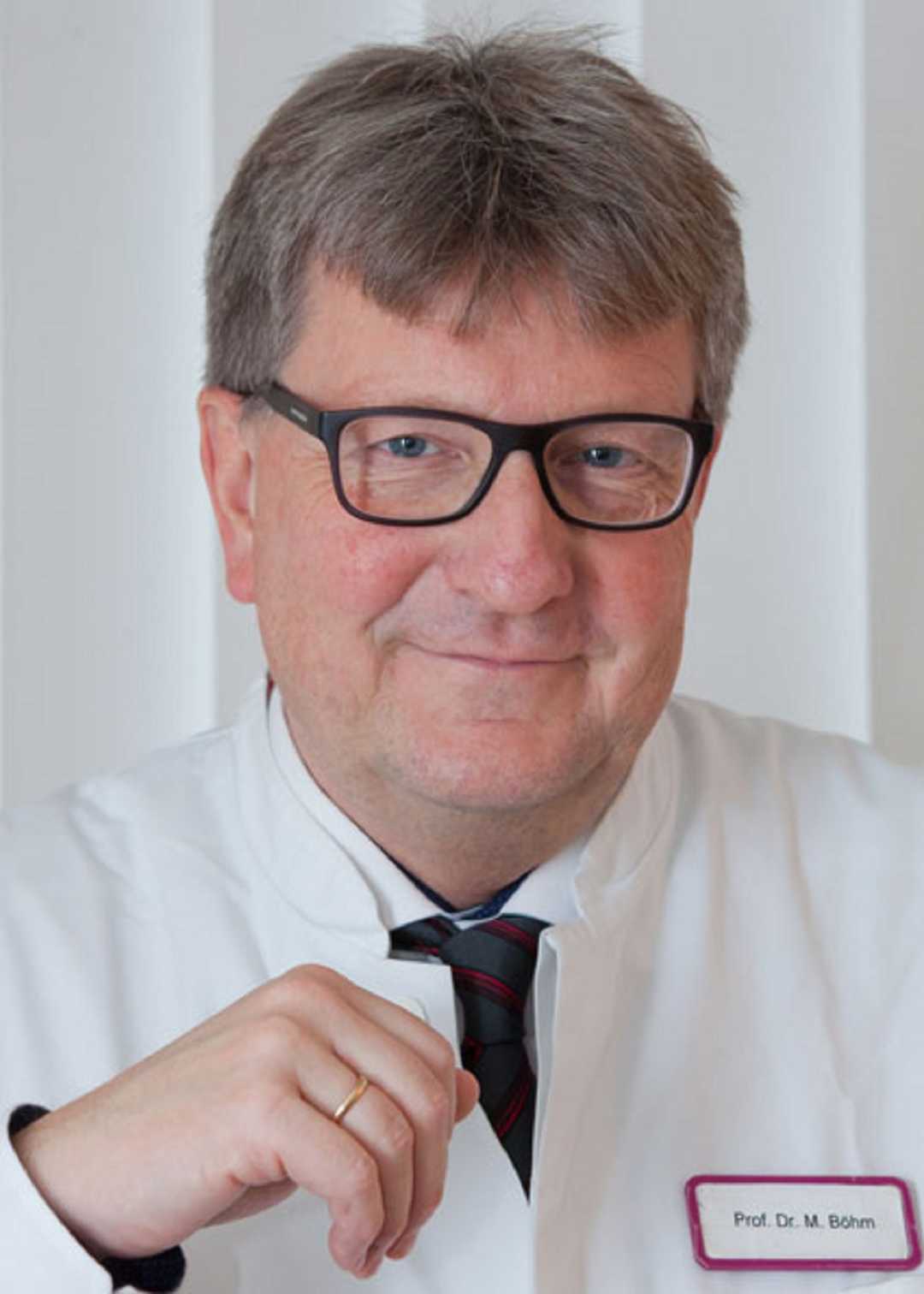 Prof. Dr. Böhm ist Experte für die Erkrankung Herzinsuffizienz. Foto von Professor Michael Böhm, Direktor der Klinik für Innere Medizin III am Universitätsklinikum des Saarlandes