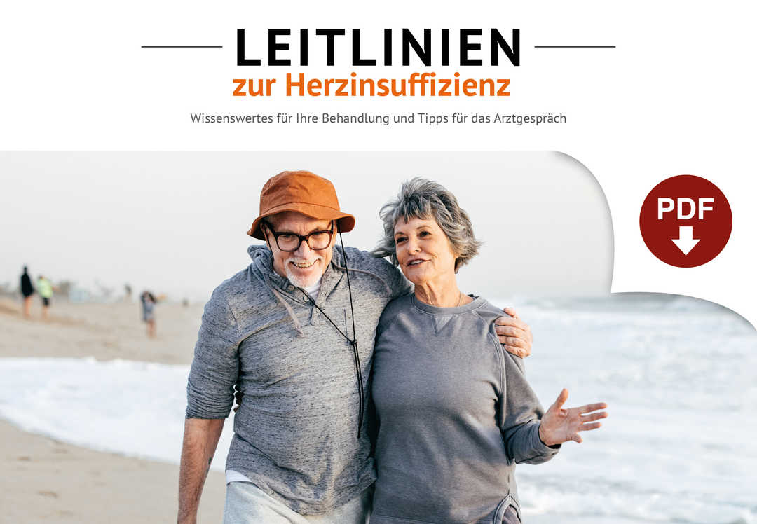 Titelbild der Broschüre Leitlinien für Patienten